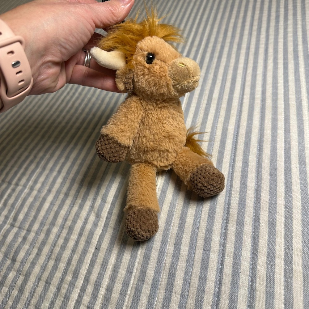Scentsy‎ Buddy Highland Cow Plush Tan Brown Stuffed Animal Toy 9.5 Inch 101020